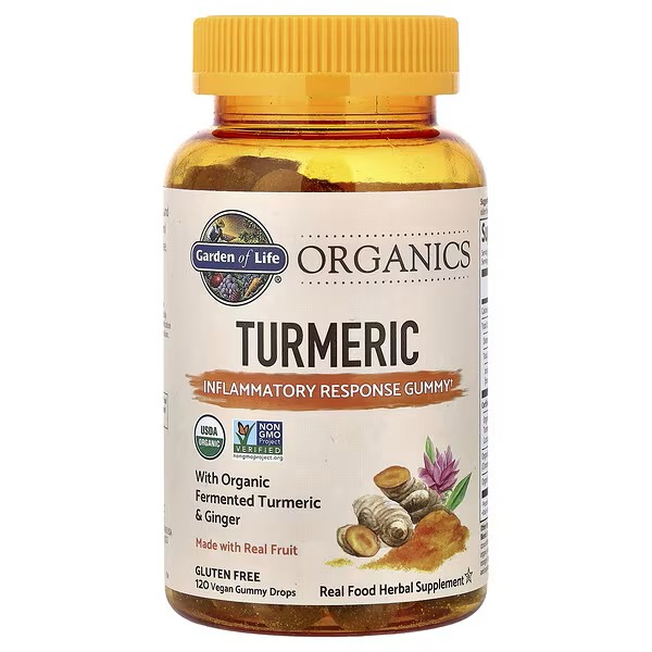 Organics Turmeric Inflammatory Response - 120 veganských gumídků