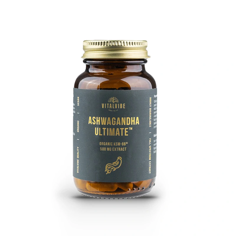 Ashwagandha Ultimate BIO KSM-66® 500 mg extrakt, 60 kapslí