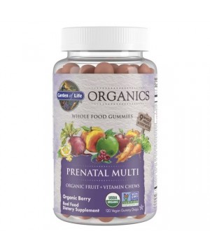 Organics - prenatální žvýkací multivitamíny z organického ovoce