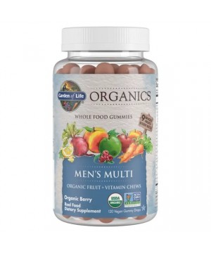 Organics - žvýkací multivitamín pro muže z organického ovoce