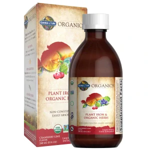 Organics - Rostlinné organické železo & organické bylinky 240 ml