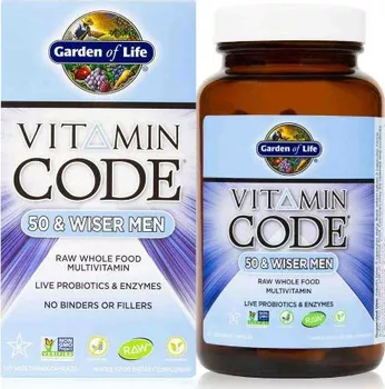 Vitamin Code RAW Men 50 - pro muže po padesátce - 120 kapslí