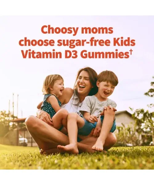 Kids Organic - žvýkací vitamín D3 s příchutí pomeranč