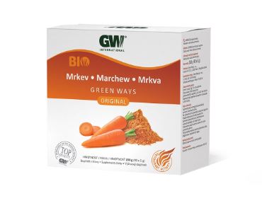 BIO sušený prášek ze šťávy kořene MRKVE