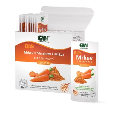 BIO sušený prášek ze šťávy kořene MRKVE