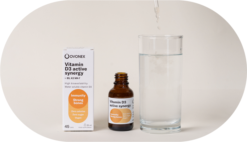 Vitamin D3 Aktivní synergie, kapky 25 ml - Ovonex