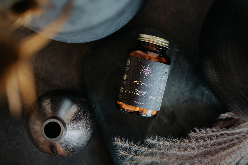 Vápník chelátový + D3 & K2, kapsle