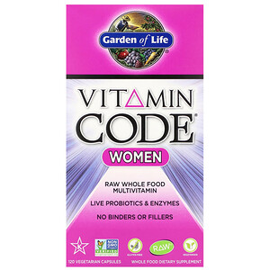 Vitamin Code RAW Women - multivitamín pro ženy - 240 kapslí