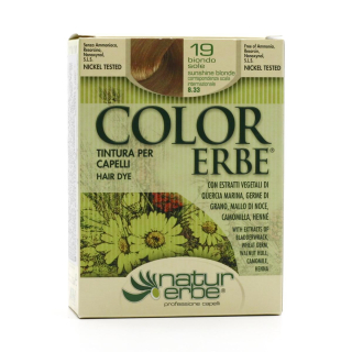 Color Erbe Barva na vlasy No. 19 Sluneční blond 8.33