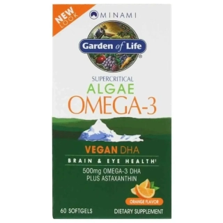 Minami Nutrition Omega3 Vegan DHA z mořské řasy - 60 tobolek