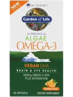 Minami Nutrition Omega3 Vegan DHA z mořské řasy - 60 tobolek