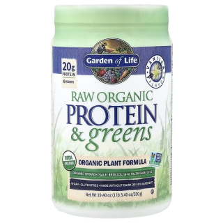 RAW Protein & Greens Organic - vanilkový 550 g