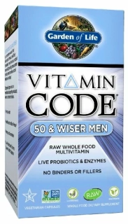 Vitamin Code RAW Men 50 - pro muže po padesátce - 240 kapslí