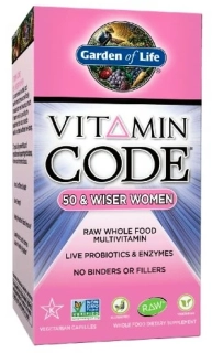 Vitamin Code RAW Women 50 - pro ženy po padesátce - 240 kapslí