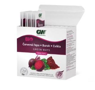 BIO sušený prášek ze šťávy kořene ČERVENÉ ŘEPY